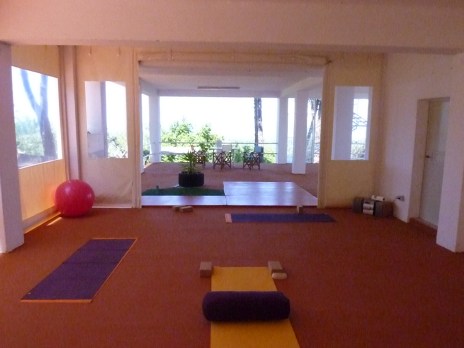 salle de détente et yoga